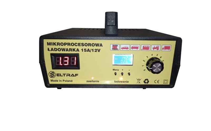 MIKROPROCESOROWA ŁADOWARKA 15A/12V