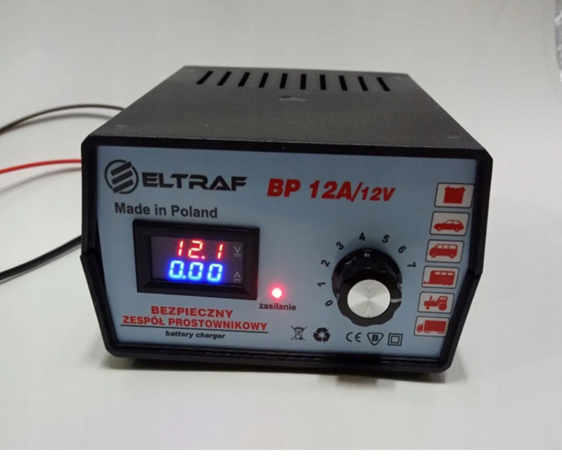 PROSTOWNIK 12A /12V Z REGULACJĄ SKOKOWĄ