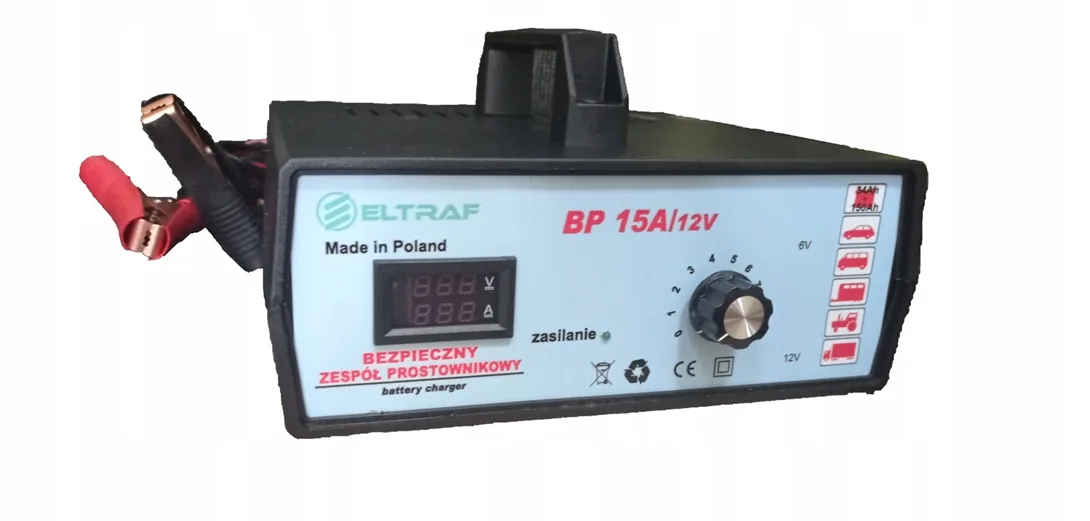 PROSTOWNIK 15A /12V (AV) Z REGULACJĄ SKOKOWĄ