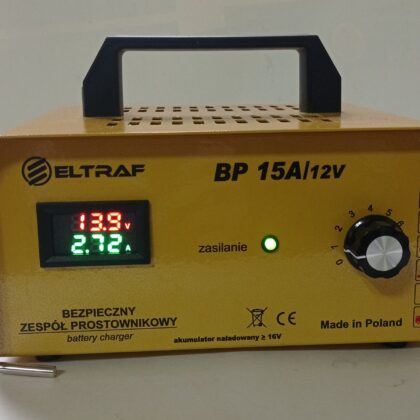 Prostownik 15A/12V (A V W C) PRODUCENT FIRMA ELTRAF NOWOŚĆ